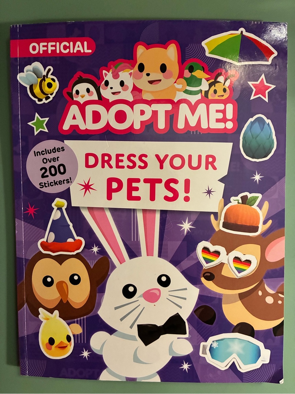 Brand new! Harper Adopt Me! Dress Your Pets Sticker Activity Book. Great 4 kids!